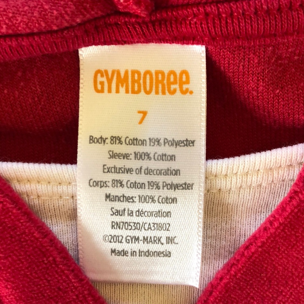 Gymboree holiday velvet hooded top 7 - Picture 5 of 5
